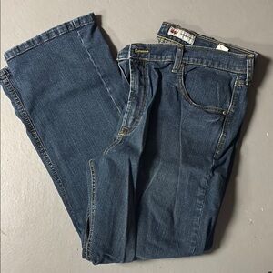 Wrangler Blue Straight Jeans Classic Denim